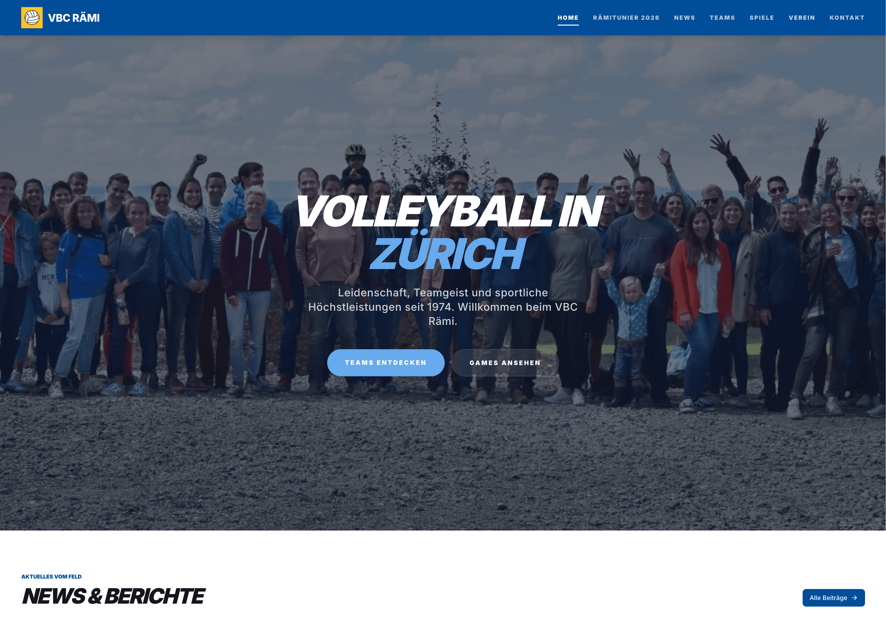 VBC Rämi Website